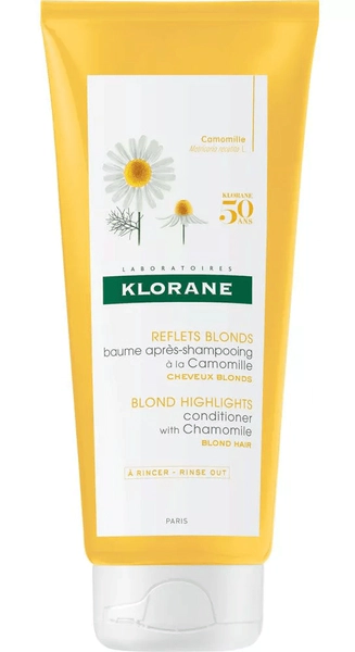 Bálsamo Klorane Camomila Cabello Rubio 200ml