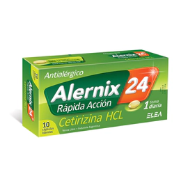 Alernix 24 Rapida Accion Capsulas Blandas x10