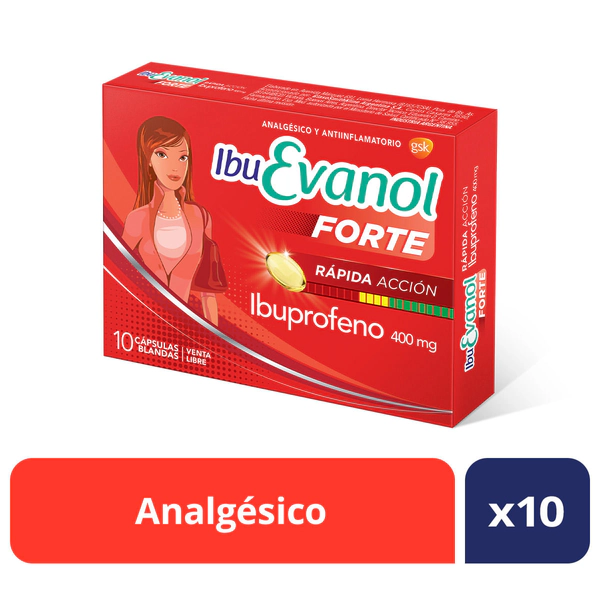 Ibuevanol Forte x 10 capsulas Blandas