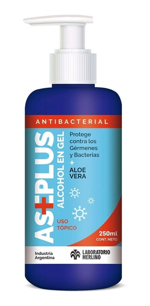 Aseplus Alcohol En Gel Con Aloe Vera Con Bomba X 250ml