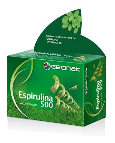Geonat Espirulina 500 Fuente Nutritiva Apetito 60 Comprimids