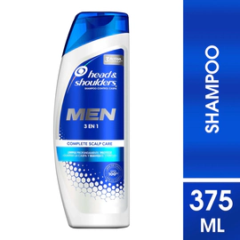Shampoo Head & Shoulders For Men 3 En 1 Contra Caspa 375ml
