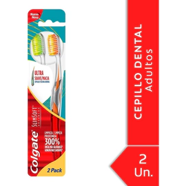 Colgate Slim Soft Advance Cepillo Dental Ultra Suave 2 U