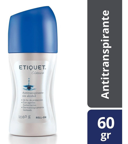 Etiquet Men Clásico Antitranspirante Roll On 60g