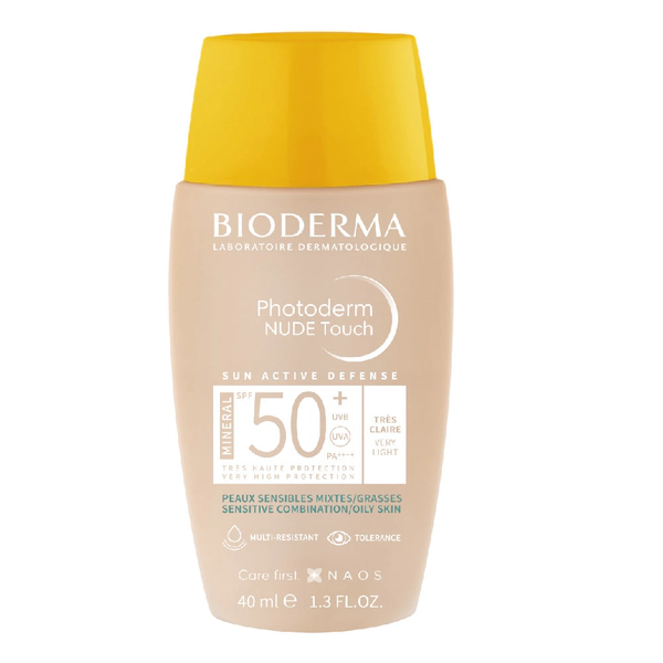Bioderma Photoderm Nude Touch Spf50+ Tono Muy Claro 40ml