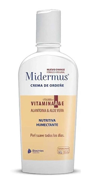 Midermus Crema De Ordeñe Y Vitamina A Y E Dosificador X 150g