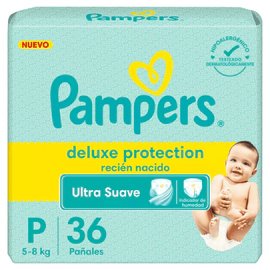 Pampers Pañales Deluxe Protection Talle Pequenos 36 Unidades