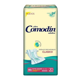 Comodin Ultra Pañal Extra Extra Grande Clasico 20 Un