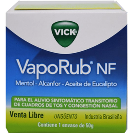 Vick Vaporub Pote Mentol Alcanfort Eucalipto Ungüento 50g