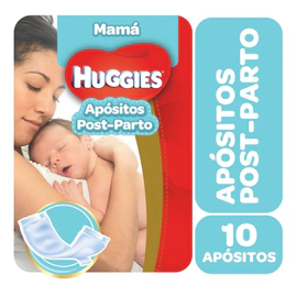 Huggies Apósito Post Parto Mamá X 10 Unidades