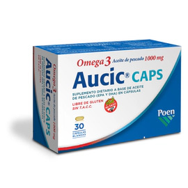 Aucic Caps Omega 3 Aceite De Pescado Tratam Ojo Seco 30 Caps