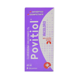 Povitiol Incoloro Antiséptico Spray 60ml