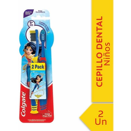 Colgate Smiles Batman/wonder Woman +6 Años Cepillo Dental 2u