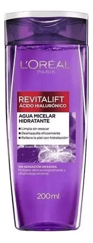 Agua Micelar L'Oreal Paris Revitalift Acido Hialuronico