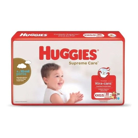 Huggies Supreme Care Unisex Pañales  Xxg 30 unidades
