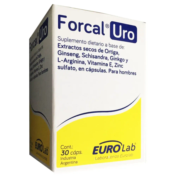 Eurolab Forcal Uro Suplemento Dietario X 30 Cápsulas
