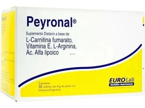 Eurolab Peyronal Enfermedad De La Peyronie Curvatura Pene 30 Sobres