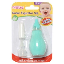 Nuby Aspirador Nasal Y Set De Limpieza De Oídos - 0m+