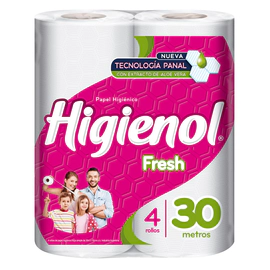Papel Higiénico Higienol Aloe x4