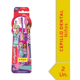 Colgate Smiles Barbie +6 Años Cepillo Dental 2 Unidades