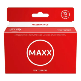 Preservativos Maxx Texturado 12 Unidades