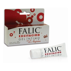 Falic Gel Excitación Intimo Gel Lubricante 22gr L-arginina