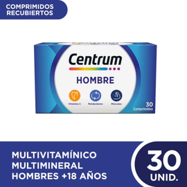 Centrum Hombre Multivitamínico Multimineral Suplemento X30c