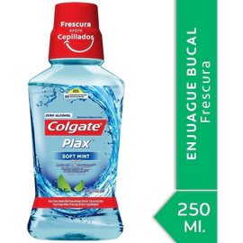 Colgate Plax Soft Mint Enjuague Bucal Sin Alcohol X 250 Ml