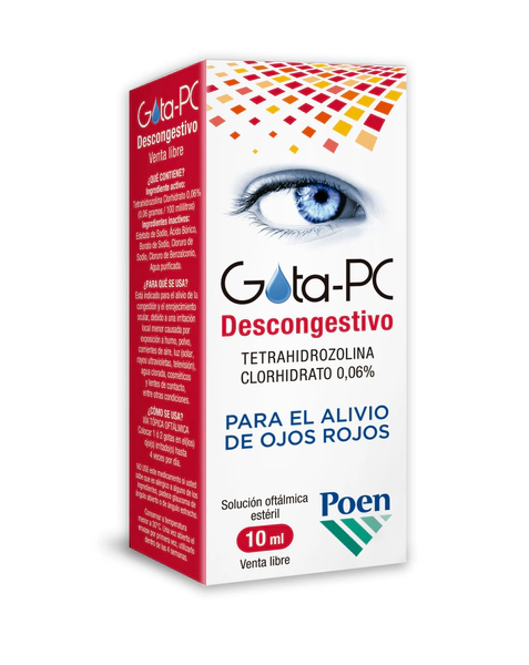 Gota Pc Descongestiva Solución Oftálmica 10ml