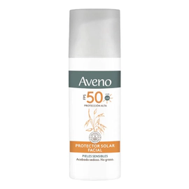 Aveno Protector Solar Gel Facial Fps 50 Para Piel Sensible