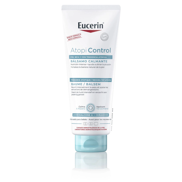 Bálsamo corporal de uso diario Eucerin AtopiControl para piel atópica x 400 ml