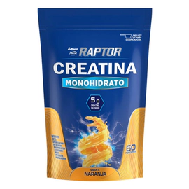 Raptor Creatina Monohidrato Sabor Naranja Polvo 324g