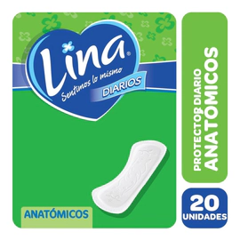 Lina Anatómicos Protector Diario 20 Unidades