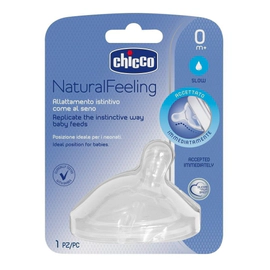 Chicco Naturalfeeling Tetina Flujo Lento +0 Meses 1 Unidad