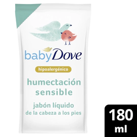 Dove Baby Jabon Liquido Humectacion Sensible X 180ml