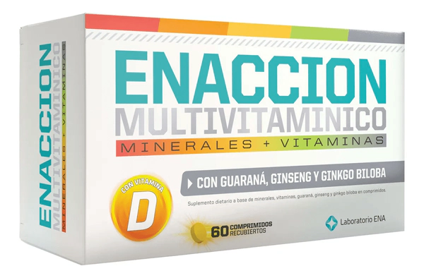 Enacción Multivitamínico Ena X 60 Comprimidos