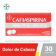 Cafiaspirina con Aspirina 500mg + Cafeína 40mg x 30 Comprimidos