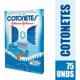 Johnson & Johnson Cotonetes Hisopos 75 Unidades