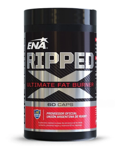 Ripped Ena Sport Quemador De Grasas Descenso De Peso 60 Cap.