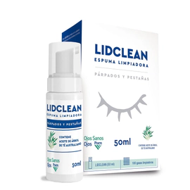 Lidclean Espuma De Higiene De Párpados Y Pestañas 50ml