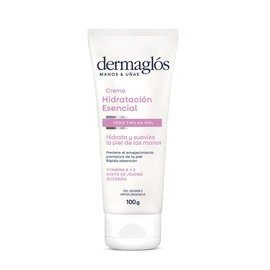 Dermaglos Crema Para Manos y Uñas Hidratación Esencial 100g