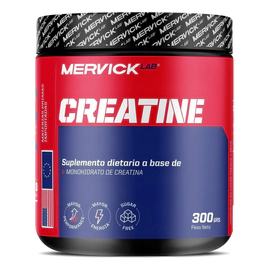 Creatina Monohidrato Mervick Lab Premium Potenciador 300g