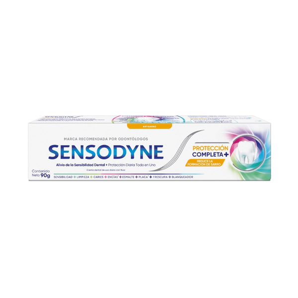 Crema Dental Sensodyne Protección Completa + Anti Sarro 90g