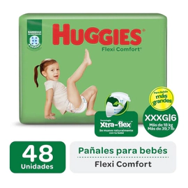 Huggies Pañales Active Sec Xxxg 48 Unidades
