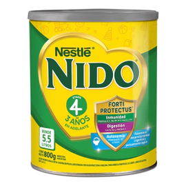 Nido® 4 Leche Infantil En Polvo Infantil Prebio3 Lata 800g