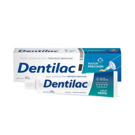 Dentilac Crema Adhesiva Para Protesis Sabor Menta 60g