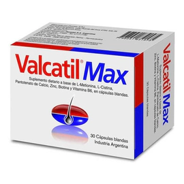 Valcatil Max Para La Caida De Cabello 30 Capsulas