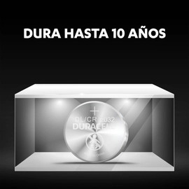 Pila Botón Duracell CR/DL 2032 Tira 5 Unidades