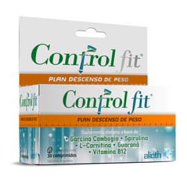 Control Fit Plan De Descenso Spirulina Carnitina 30 Cápsulas