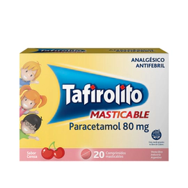 Tafirolito Masticable Cereza 80 mg